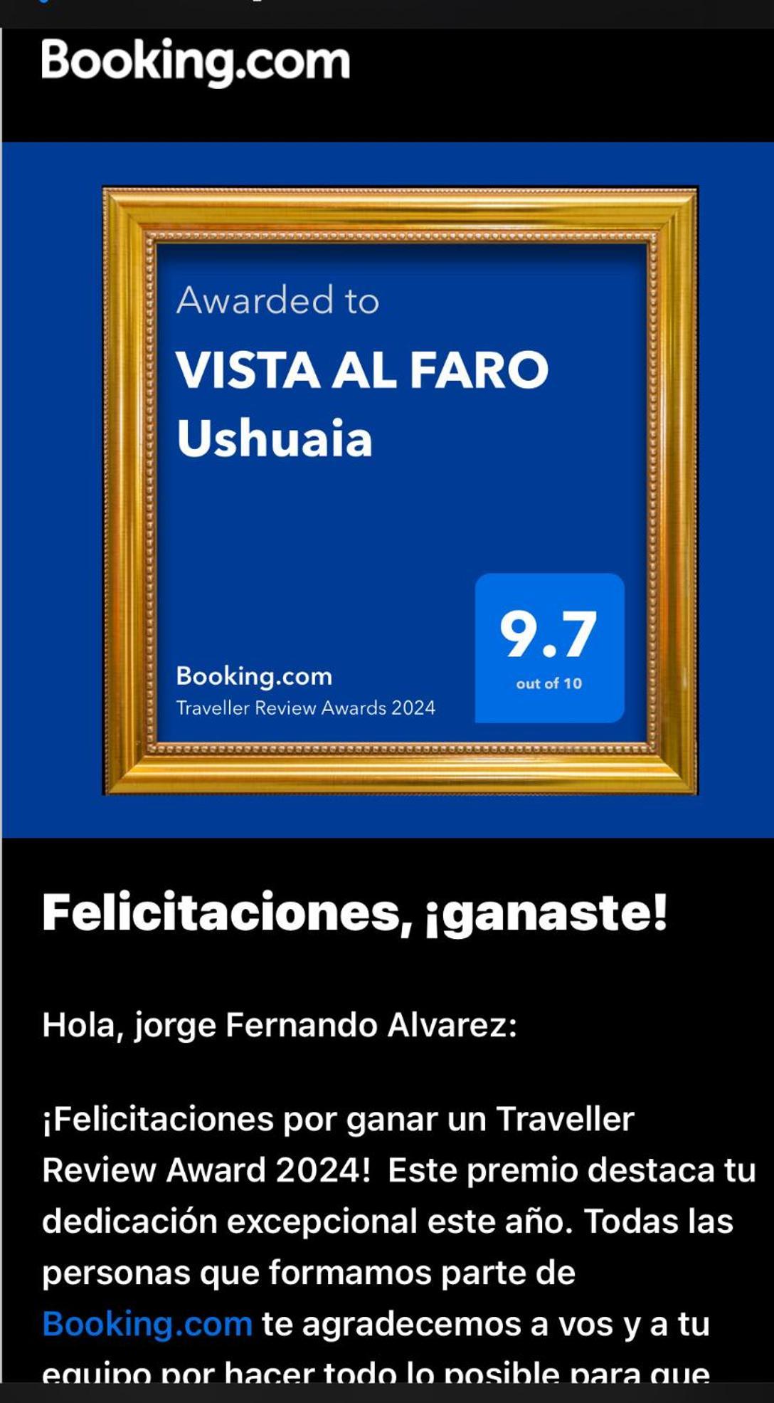 Apartament Vista Al Faro Ushuaia Zewnętrze zdjęcie